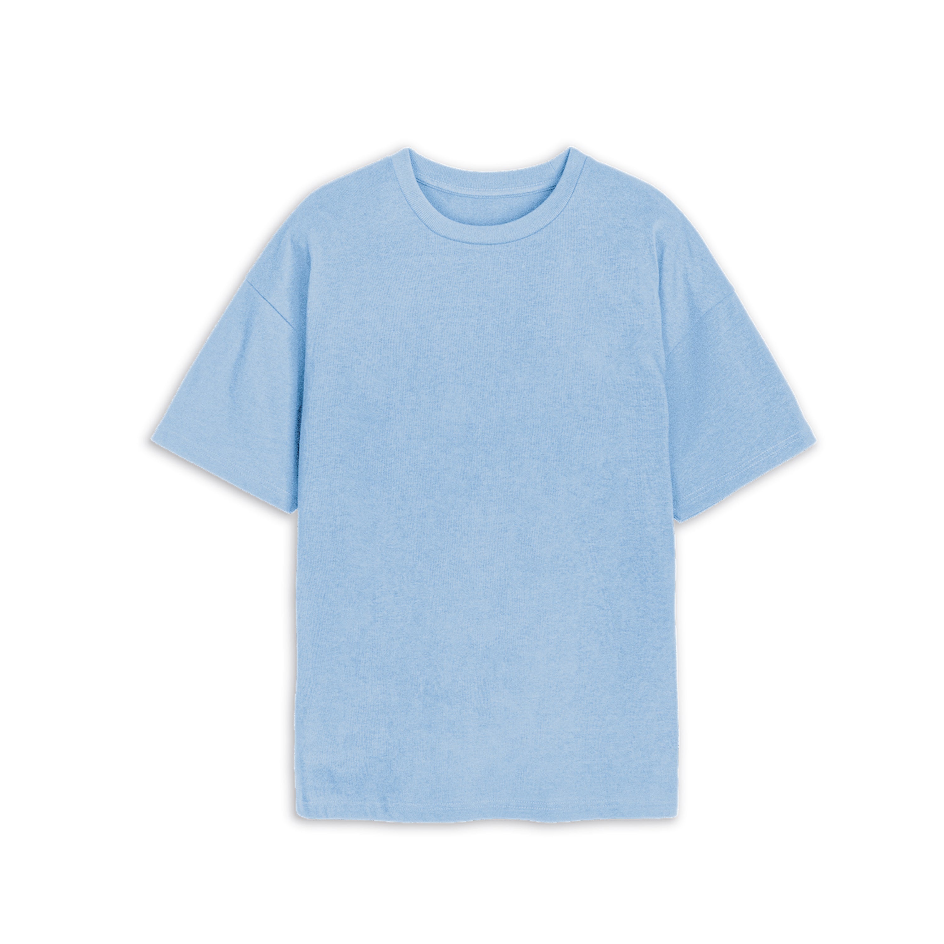 Sky Blue Oversized Cotton T-shirt