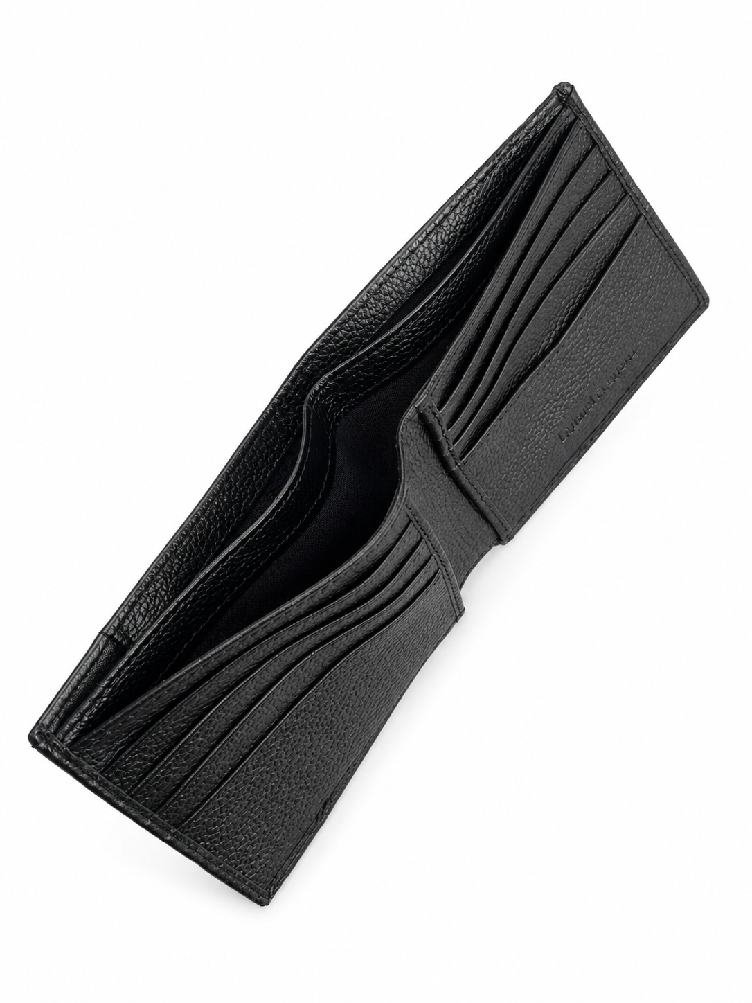 Klassik svart plånbok med sedelfack