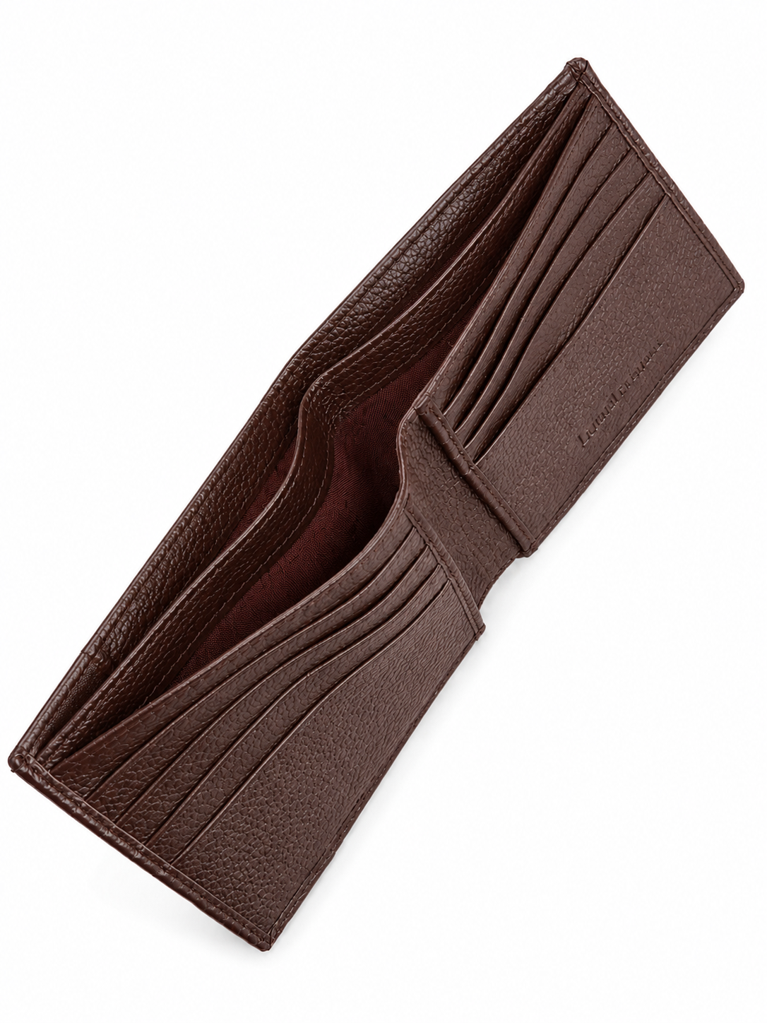 Klassik brun plånbok med sedelfack